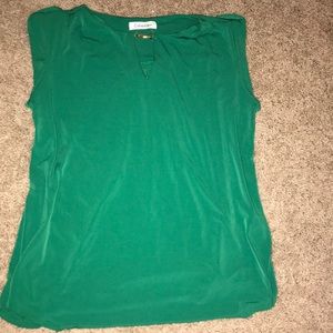 Calvin Klein kelly green top